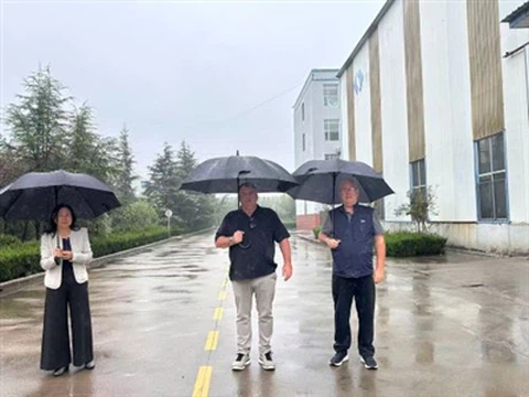 Az Egyesült Királyság Werkman delegációja meglátogatja gyárunkat